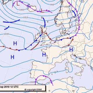Previsioni meteo per giovedì 12, venerdì 13, sabato 14 (settembre)