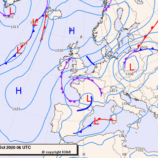 Previsioni meteo per mercoledì 14, giovedì 15, venerdì 16 (ottobre)