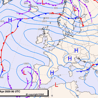 Previsioni meteo per mercoledì 15, giovedì 16, venerdì 17 (aprile)