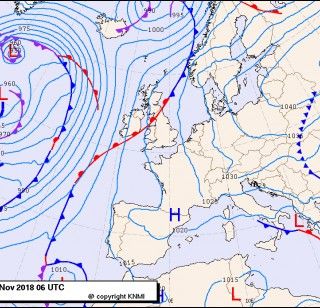 Previsioni meteo per venerdì 16, sabato 17, domenica 18 (novembre)