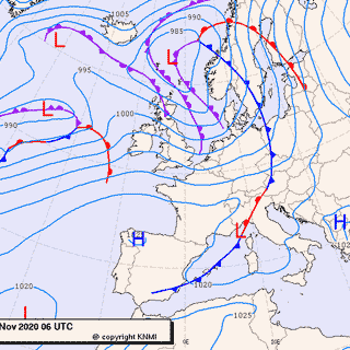 Previsioni meteo per lunedì 16, martedì 17, mercoledì 18 (novembre)