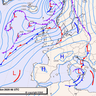 Previsioni meteo per martedì 17, mercoledì 18, giovedì 19 (novembre)