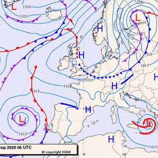 Previsioni meteo per giovedì 17, venerdì 18, sabato 19 (settembre)