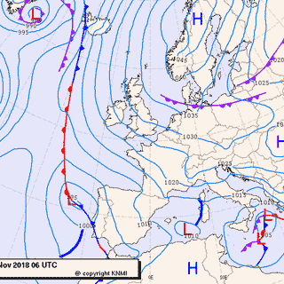 Previsioni meteo per domenica 18, lunedì 19, martedì 20 (novembre)