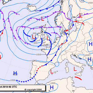 Previsioni meteo per venerdì 18, sabato 19, domenica 20 (ottobre)