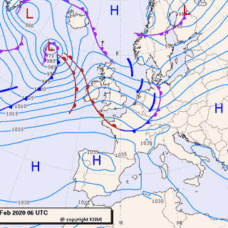 Previsioni meteo per mercoledì 19, giovedì 20, venerdì 21 (febbraio)