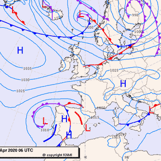 Previsioni meteo per mercoledì 1, giovedì 2, venerdì 3 (aprile)