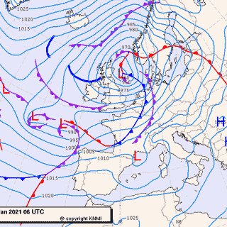 Previsioni meteo per giovedì 21, venerdì 22, sabato 23 (gennaio)