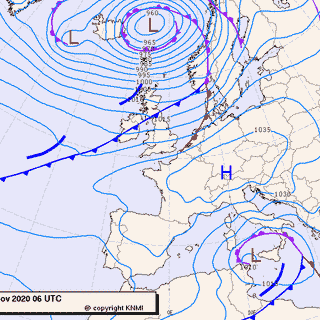 Previsioni meteo per sabato 21, domenica 22, lunedì 23 (novembre)