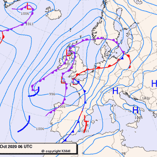 Previsioni meteo per mercoledì 21, giovedì 22, venerdì 23 (ottobre)