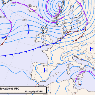 Previsioni meteo per domenica 22, lunedì 23, martedì 24 (novembre)