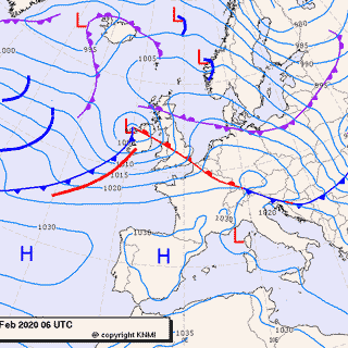 Previsioni meteo per lunedì 24, martedì 25, mercoledì 26 (febbraio)