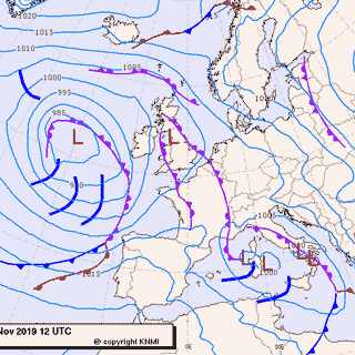 Previsioni meteo per domenica 24, lunedì 25, martedì 26 (novembre)