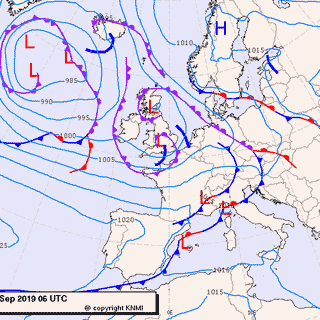 Previsioni meteo per mercoledì 25, giovedì 26, venerdì 27 (settembre)