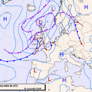 Previsioni meteo per lunedì 27, martedì' 28, mercoledì 29 (luglio)