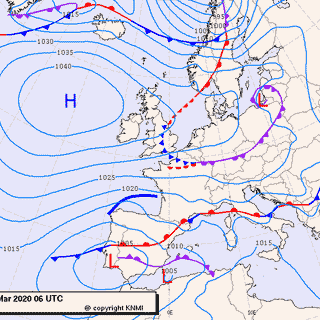 Previsioni meteo per martedì 31, mercoledì 1, giovedì 2 (marzo-aprile)