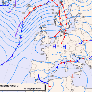Previsioni meteo per martedì 3, mercoledì 4, giovedì 5 (dicembre)