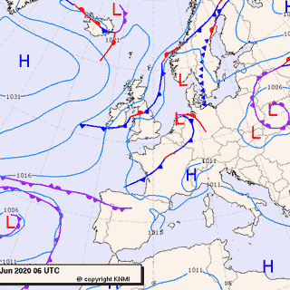 Previsioni meteo per mercoledì 3, giovedì 4, venerdì 5 (giugno)