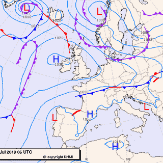 Previsioni meteo per mercoledì 3, giovedì 4, venerdì 5 (luglio)