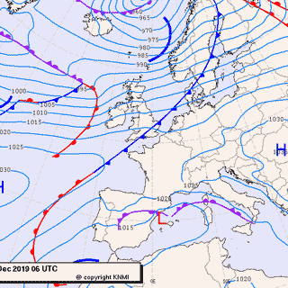 Previsioni meteo per giovedì 5, venerdì 6, sabato 7 (dicembre)