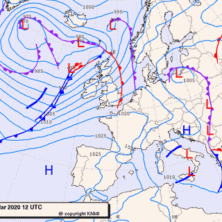 Previsioni meteo per sabato 7, domenica 8, lunedì 9 (marzo)