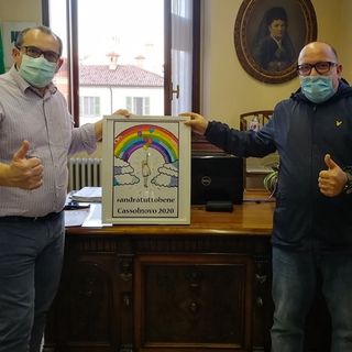 Cassolnovo, Michele Del Piccolo dona alla comunità un’opera che infonde speranza