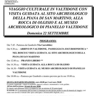 Gambolò, il Museo Archeologico Lomellino organizza un viaggio culturale in Valtidone