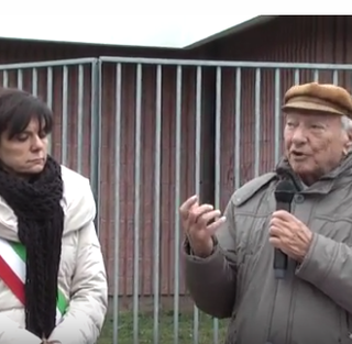 Piero Angela con il sindaco Maura Forte