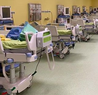 Apre domani la seconda terapia intensiva nella tensostruttura del centro sportivo dell’Università Vita-Salute San Raffaele di Milano