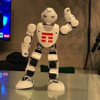 Robot Tim in sala stampa