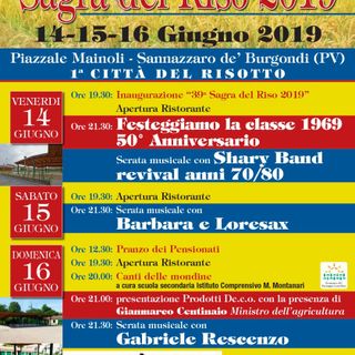 Tutti gli appuntamenti e manifestazioni da lunedì 10 a domenica 16 giugno a Vigevano e Lomellina