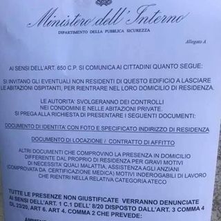Attenzione al falso volantino intestato al Ministero dell’Interno
