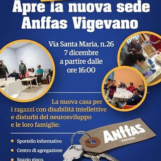Vigevano, inaugurazione della nuova sede dell’Anffas Vigevano