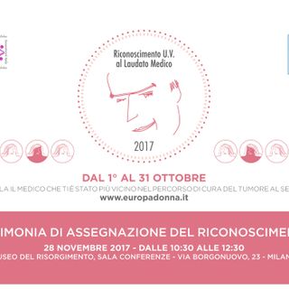 Cerimonia di assegnazione del “Riconoscimento U. V. al Laudato Medico” 2017