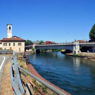 Il Castello di Binasco le acque del Ticino - di Giuseppe Casarini