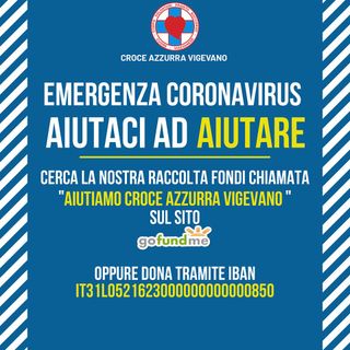 Vigevano, emergenza Covid-19: aiuti per la Croce Azzurra anche da Washington