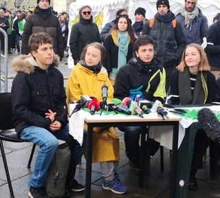 Greta a Torino: &quot;La città è bellissima, contenta di essere qui&quot;  (VIDEO)
