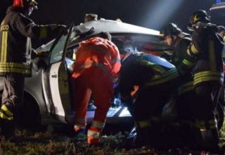 Santo Stefano Ticino: grave incidente sulla provinciale per Ossona