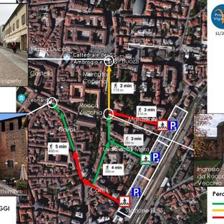 Vigevano: &quot;A piedi dalla stazione ferroviaria al centro storico&quot;