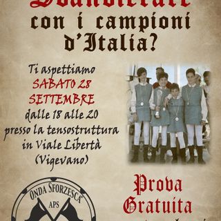 Vigevano, Open Day del gruppo Musici ed Alfieri dell'Onda Sforzesca