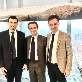 - (FOTONOTIZIA) - Vigevano: il sindaco Sala ha incontrato a Milano il presidente di Regione Lombardia Fontana