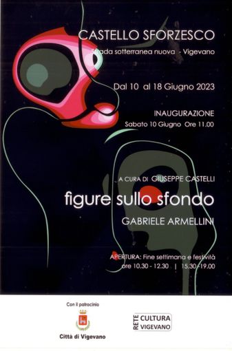 Vigevano: alla strada sotterranea del castello Sforzesco la mostra "Figure sullo sfondo" di Gabriele Armellini Vigevano: alla strada sotterranea del castello Sforzesco la mostra "Figure sullo sfondo" di Gabriele Armellini