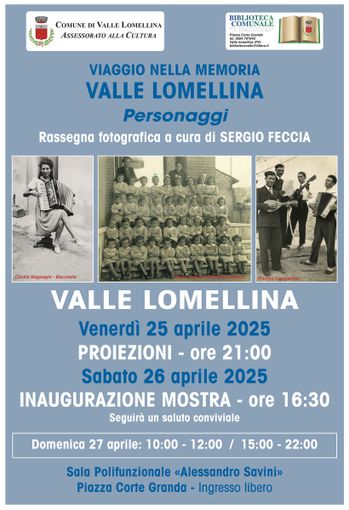Valle, “Viaggio nella memoria: personaggi" rassegna fotografica a cura di Sergio Feccia Valle, “Viaggio nella memoria: personaggi" rassegna fotografica a cura di Sergio Feccia