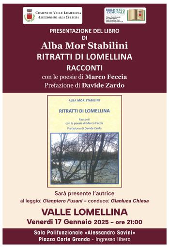 Valle: &quot;Ritratti di Lomellina&quot;, racconti di Alba Mor Stabilini con le poesie di Marco Feccia