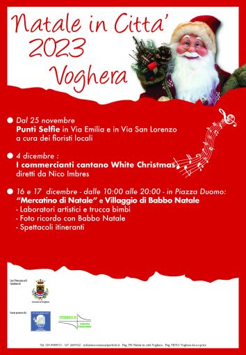 Voghera: il Natale in città tra mercatini e laboratori per i bambini Voghera: il Natale in città tra mercatini e laboratori per i bambini