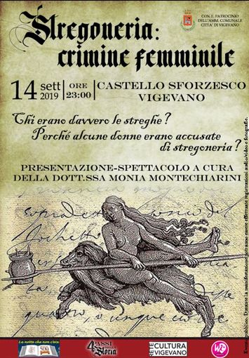 L'associazione Quattro Passi nella Storia porta le streghe nel Castello di Vigevano L'associazione Quattro Passi nella Storia porta le streghe nel Castello di Vigevano