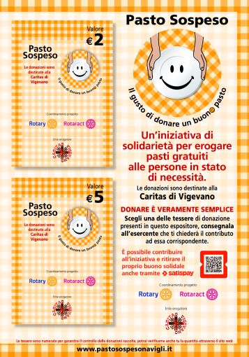 Al via “Pasto Sospeso Navigli”: rete solidale tra esercizi commerciali di Vigevano, Abbiategrasso e Lomellina