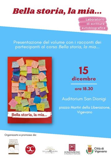 Vigevano: &quot;Bella storia, la mia...&quot;, laboratorio di scrittura autobiografica