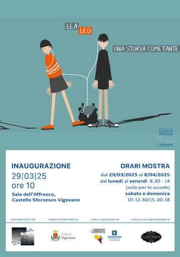 Vigevano, &quot;Leo e Lea - una storia come tante&quot;. Una mostra per sensibilizzare i giovani sulla violenza di genere