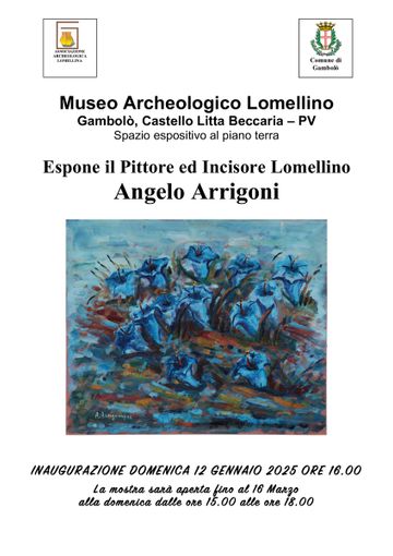 Gambolò, al museo archeologico la mostra dell'incisore e pittore Angelo Arrigoni